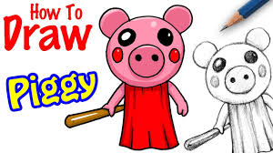 how to draw piggy from roblox you