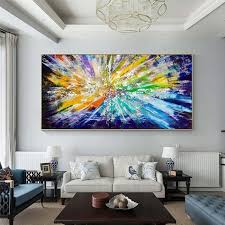 Colourful Abstract Painting Extra Large