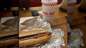 What brand of hot dogs does five guys use?