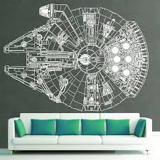 Millennium Falcon Vinyl Wall Art Decal