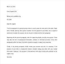 Typical Letter Format Business Parts Of A Correspondence