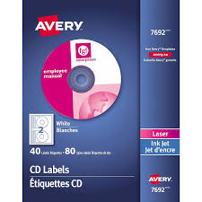 Avery Cd Labels White 40s 7692 London Drugs