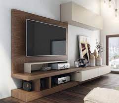 Tv Unit And Wall Cabinet Composition