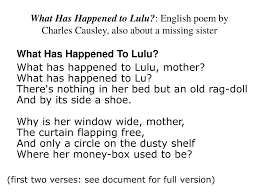 What has happened to lu? Ppt Bilingual Poetry Powerpoint Presentation Free Download Id 2916965