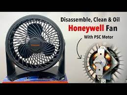 clean oil a honeywell fan