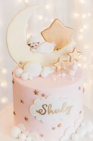 Twinkle Little Star Cake Designs For Kids Teddy Cakes Christening  gambar png