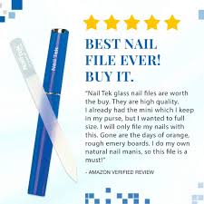 nail tek crystal file double sided with