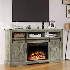 Cozyhom Electric Fireplace Tv Stand For