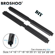 Us 3 86 21 Off Broshoo 2pcs Lot Car Auto Vehicle Insert Natural Rubber For Valeo Type Beam Wiper Blade Only Refill 8mm 14