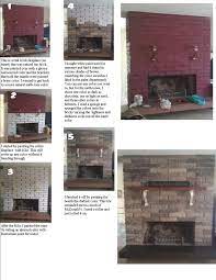 Refinishing A Brick Fireplace That Was