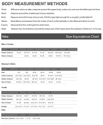 Exhaustive Nike Size Chart Height Adidas Shin Guard Sizing