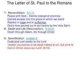 the letter of st paul to the romans