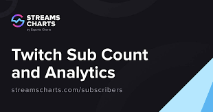 twitch sub count and ytics