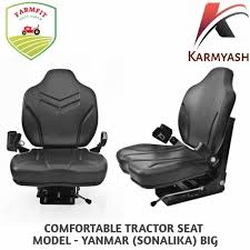 Black Mahindra Tractor Seat