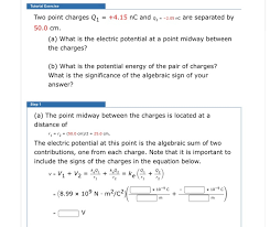 Tutorial Exercise Two Point Charges Q1