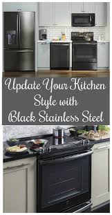 update your kitchen style with black