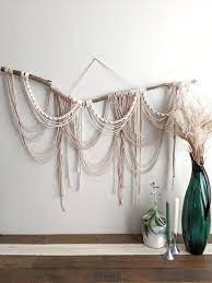 Macrame D Wall Hanging On