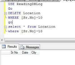 delete statements in sql server
