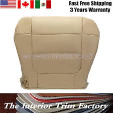 Passenger Lower Leather Seat Cover Tan