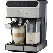 Welcome to professional coffee machines. Cooks Professional G3537 Ground Coffee Machine Espresso Maker Black Silver