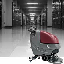 battery powered floor scrubber minuteman