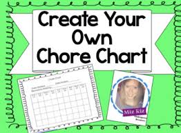 Create Your Own Chore Chart