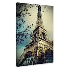 Paris Eiffel Tower Canvas Print Wall