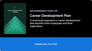 employee development plan template with