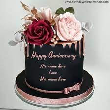 happy anniversary cake images with