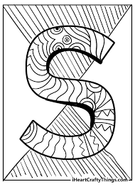 letter s coloring pages 100 free
