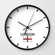 London Time Zone Newsroom Wall Clock
