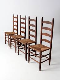 It includes the antique rustic ladder back chairs with rush seats and classic shape. Antique Ladder Back Chairs With Rush Seat Ladder Back Chairs Antique Ladder Kitchen Chairs For Sale