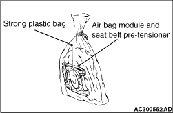 seat belt pre tensioner disposal