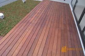Sleman lantai kayu parket solid jaya. Parquet Lantai Kayu Decking Teras Surabaya Jualo
