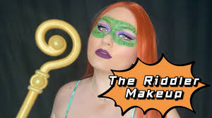 riddler makeup tutorial
