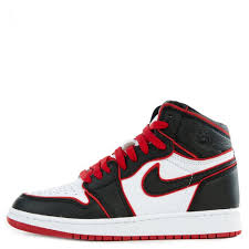Gs Air Jordan 1 Retro High Og Black Gym Red White