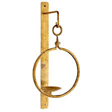 Industrial Iron Gold Wall Sconce
