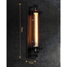 vintage wall light fixture black and