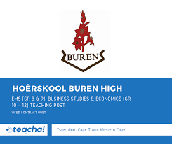 In 1998 she became director general of the who, where she tackled. Hoerskool Buren High In Cape Town Is In Teacha Teaching Jobs For Sa Teachers Facebook
