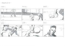 produce a shooting storyboard x5 frames