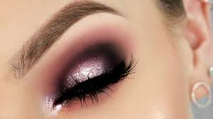 hooded eyes makeup colour glitter