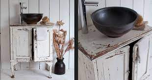 Rustic French Style Bathroom Furniture