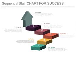 Arrow Steps Chart For Business Success Powerpoint Template