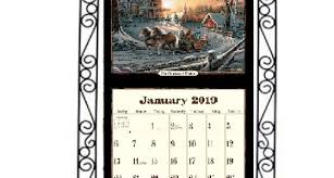 Wrought Iron Wall Calendar Frame