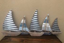 Sailing Boat Metal Wall Art Dorset Gifts