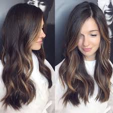 Jet black hair is stunning all on its own, but have you ever wondered what your onyx hue would look like with highlights? Pinterest Salma Haris Balayage Hair Straight Brunette Hair Brown Hair Colors