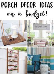 porch decorating ideas on a budget