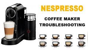nespresso coffee maker troubleshooting