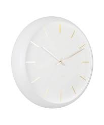 Karlsson Globe Wall Clock White The