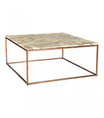 Natural Beige Marble Top Copper Toned